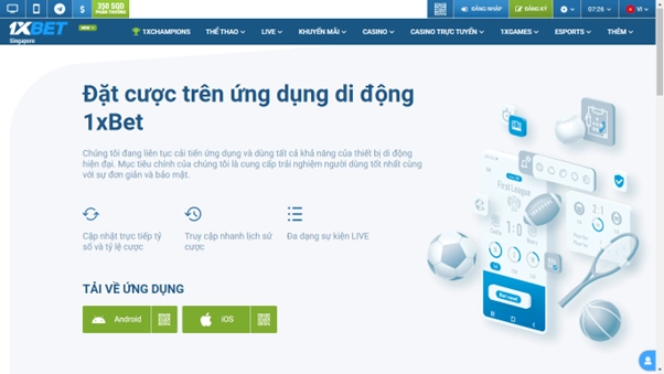 app di động_1xBet